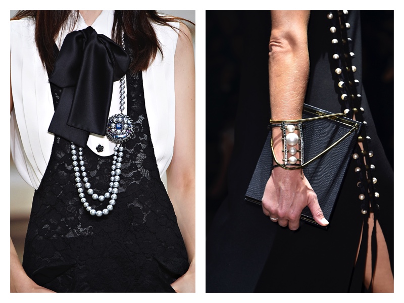 (左)Chanel、(右)Lanvin。